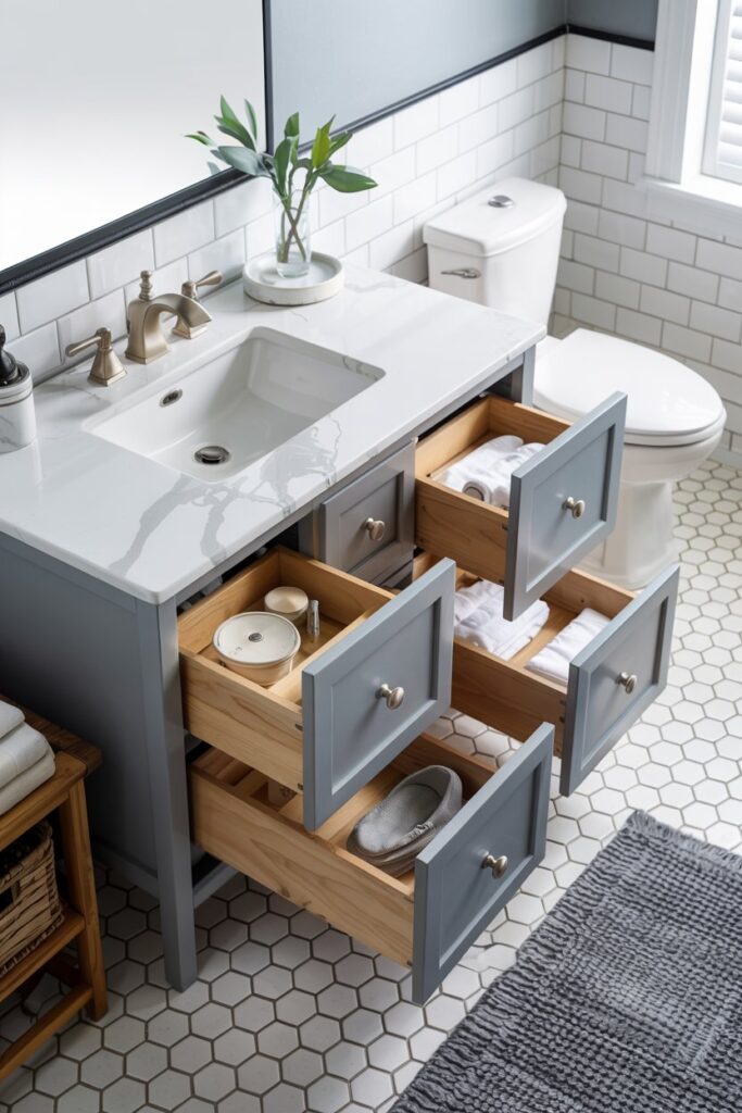 Toe-Kick Drawer Storage