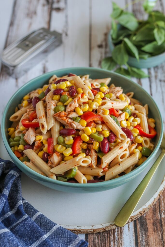 BBQ Chicken Pasta Salad Dinner Bowl