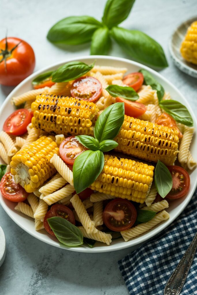Corn & Tomato Pasta Salad