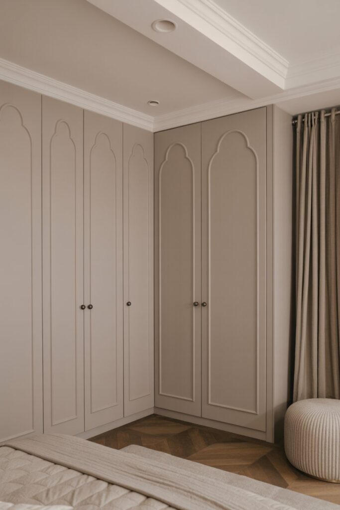 Arched Corner Closet Doors