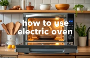How To Use Electric Oven