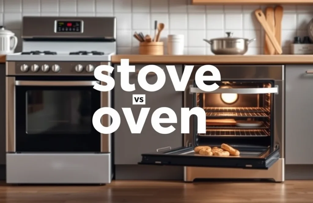 Stove vs. Oven Stove vs. Oven