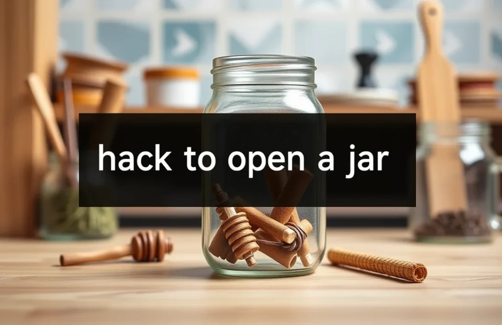 How to Open a Jar
