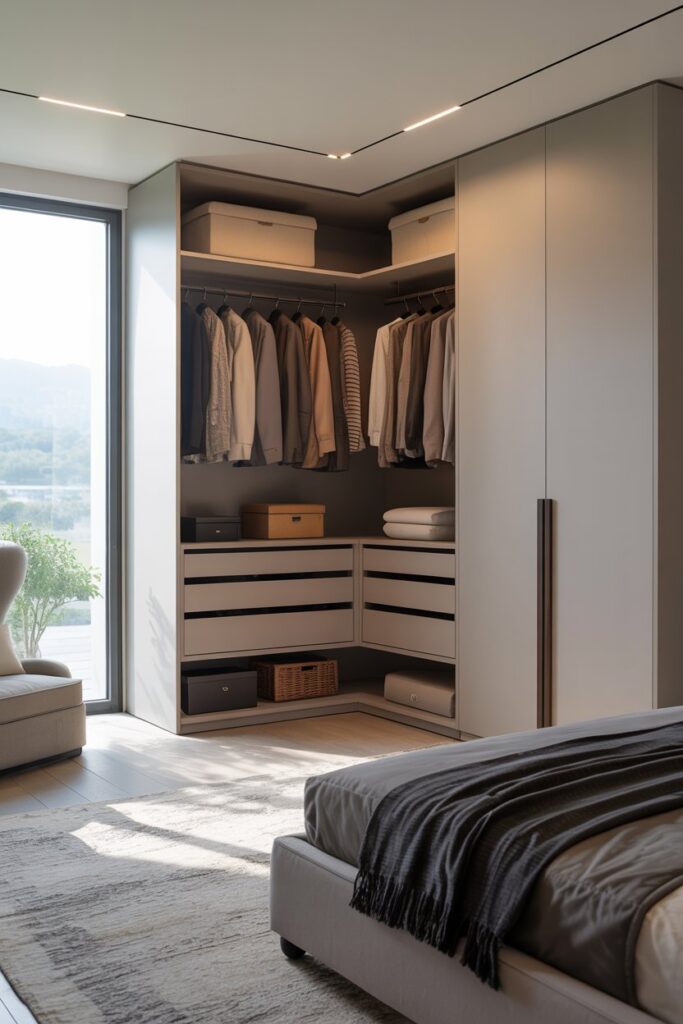 Floor-to-Ceiling Corner Closet