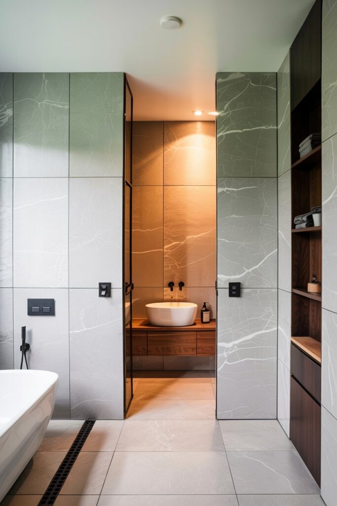  Floor-to-Ceiling Panel Hidden Door