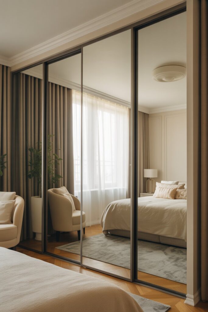 Full-Length Mirror Sliding Door