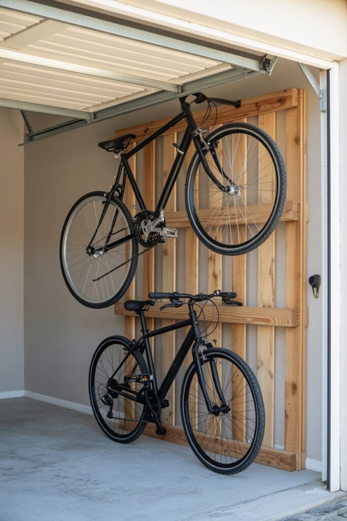 Pallet Bike Storage Rack