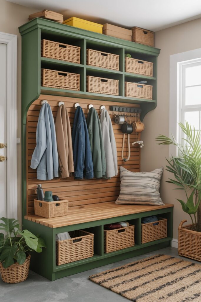 Hidden Storage Bench Seating