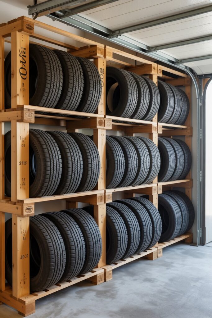 Industrial Pallet Storage Garage Design