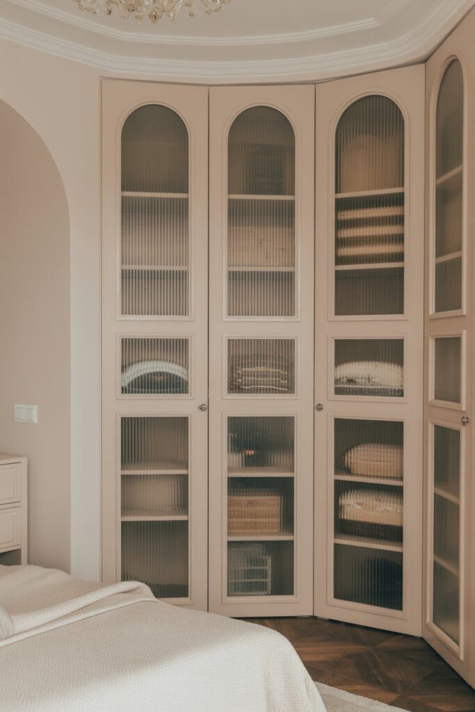Curved Corner Closet Doors