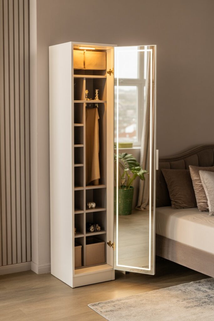 Mirror Cabinet Jewelry Storage