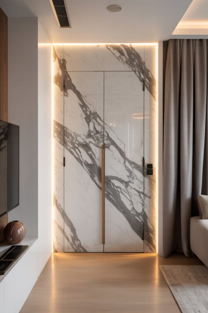 Marble Hidden Door