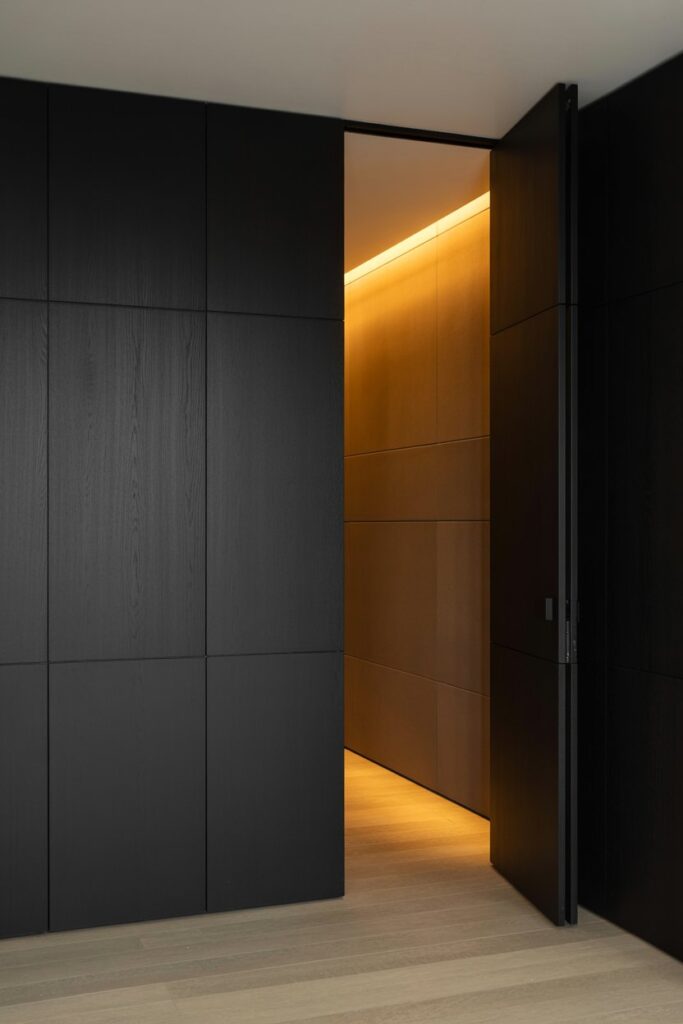 Black Minimal Black Minimal Hidden DoorHidden Door