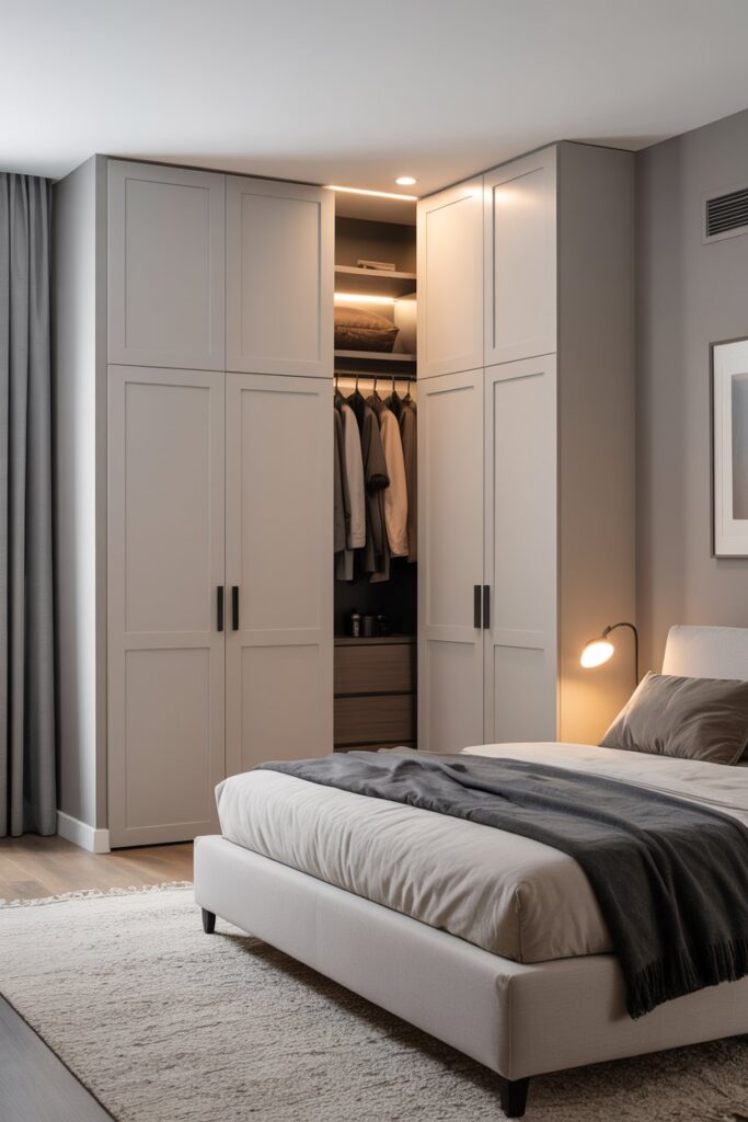 Bi-Fold Corner Closet Doors