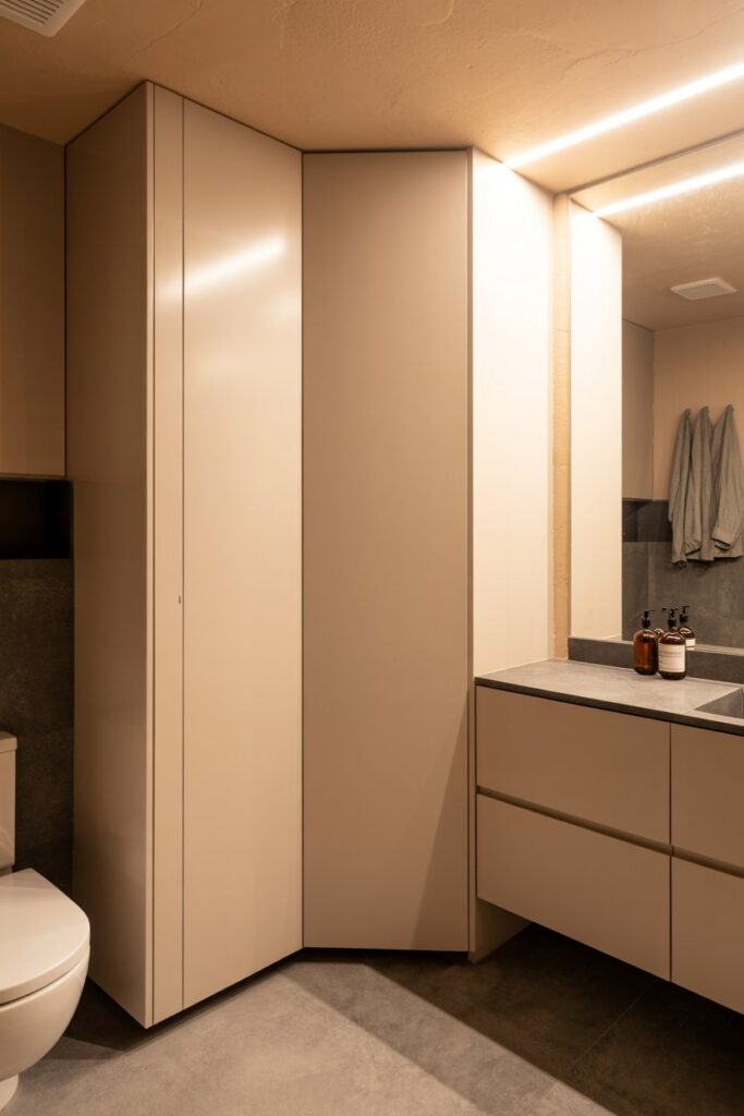 Sliding Door Corner Closet