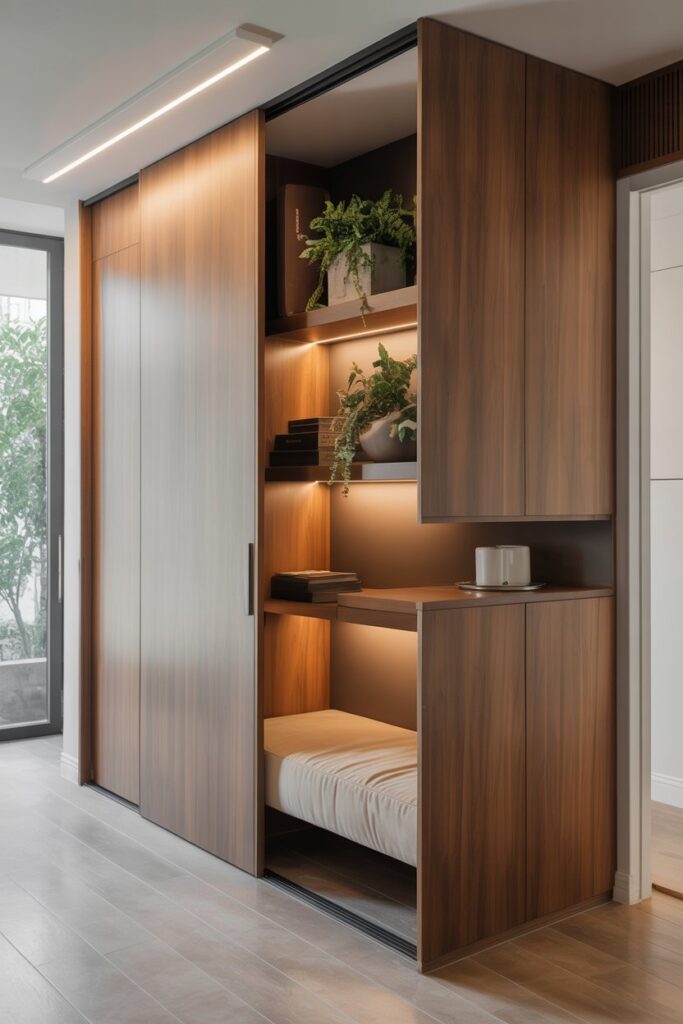 Sliding Wall Entry Storage