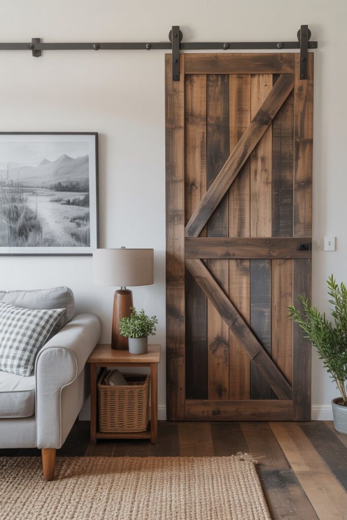 Hidden Barn Door Design