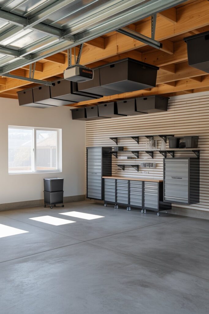 Ceiling-Mounted Storage Racks