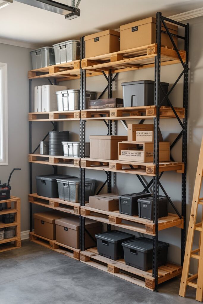 Multi-Level Pallet Storage Rack