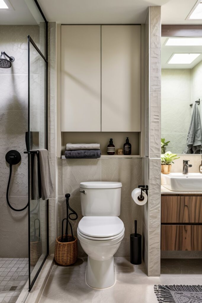 Over-Toilet Hidden Cabinet