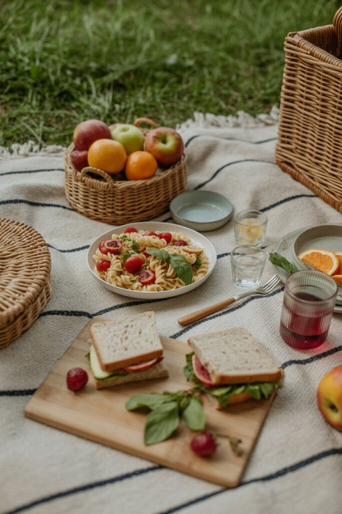 Pasta Salad Picnic Dinner