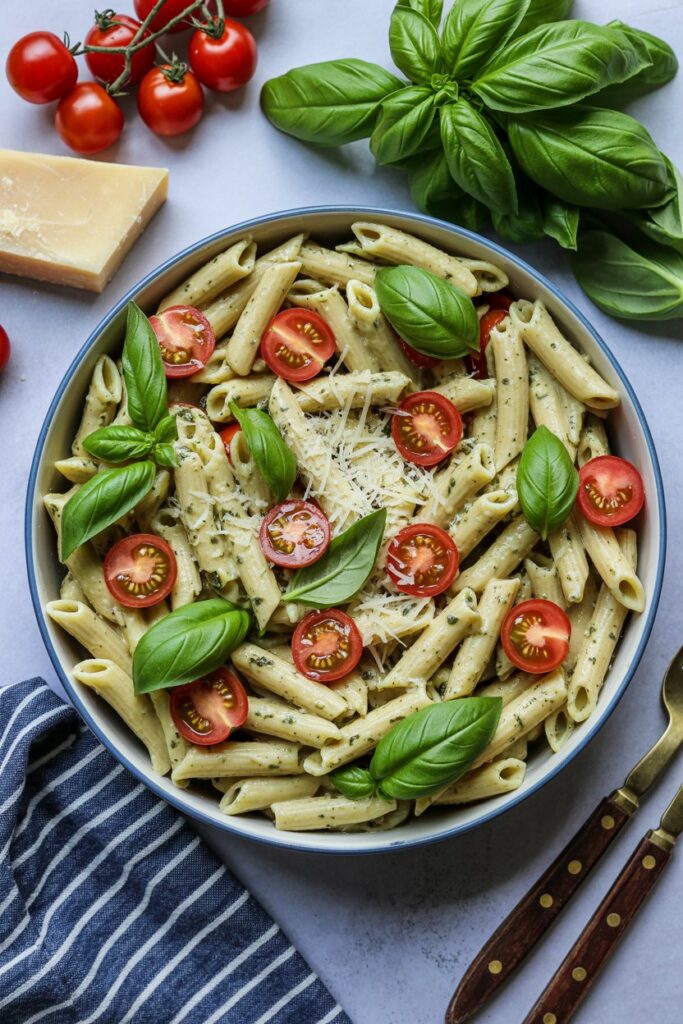 Pesto Chicken Pasta Salad Dinner