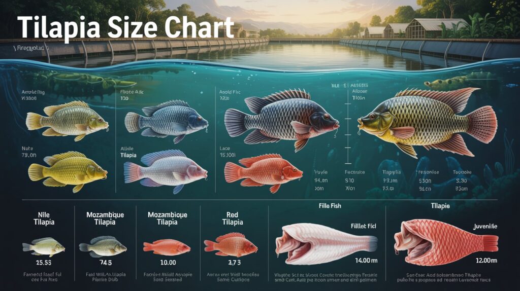 Tilapia Size Chart: Complete Guide To Tilapia Lengths And Weights Tilapia Size Chart: Complete Guide To Tilapia Lengths And Weights