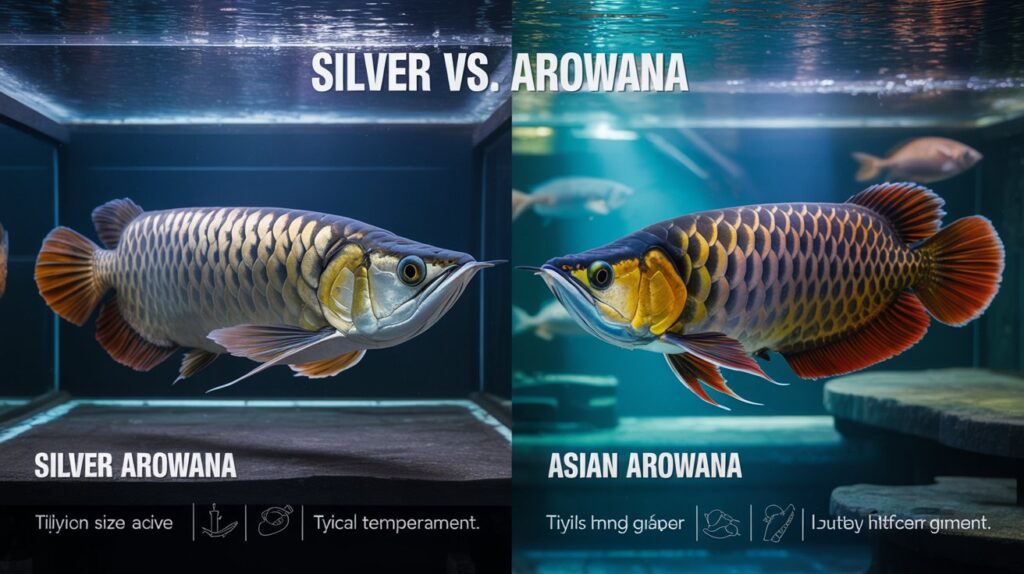 Arowana Size Comparison: Silver Vs. Asian Arowana