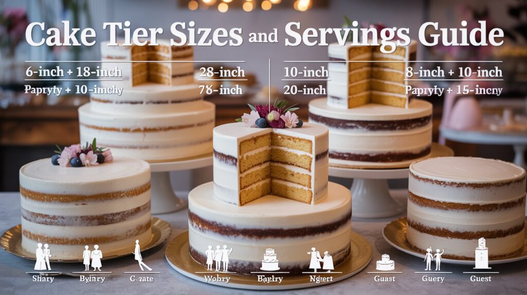 Cake Tier Sizes And Servings: Guide For Weddings And Events Cake Tier Sizes And Servings: Guide For Weddings And Events
