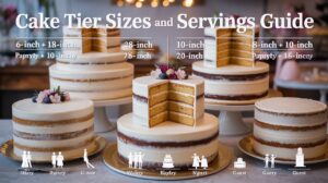 Cake Tier Sizes And Servings: Guide For Weddings And Events
