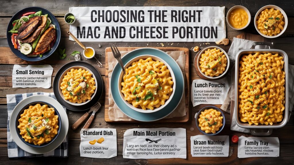 Choosing The Right Mac And Cheese Portion