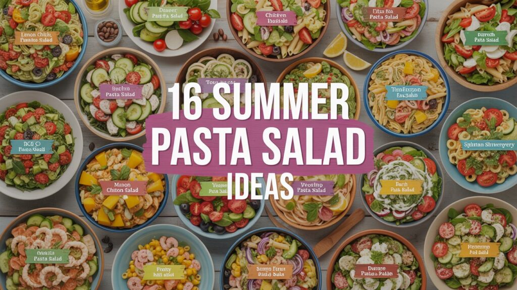 16 Summer Pasta Salad Ideas for Fresh & Easy Meals