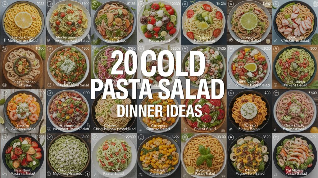 20 Cold Pasta Salad Dinner Ideas for a Fresh & Easy Meal