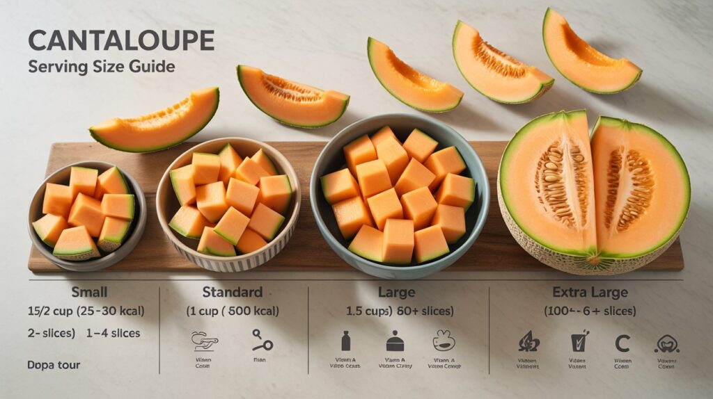 cantaloupe serving size