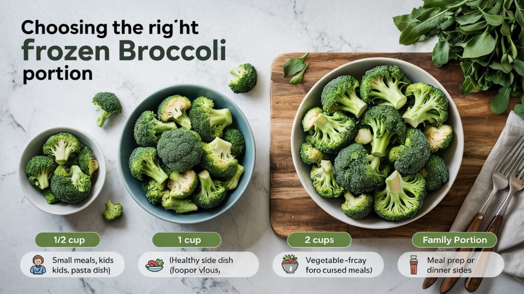 Choosing The Right Frozen Broccoli Portion