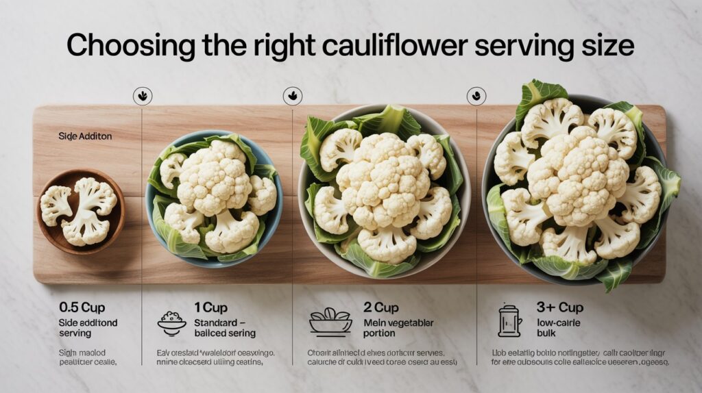 Choosing The Right Cauliflower Serving Size