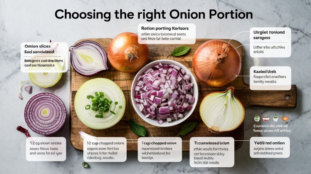 Choosing The Right Onion Portion