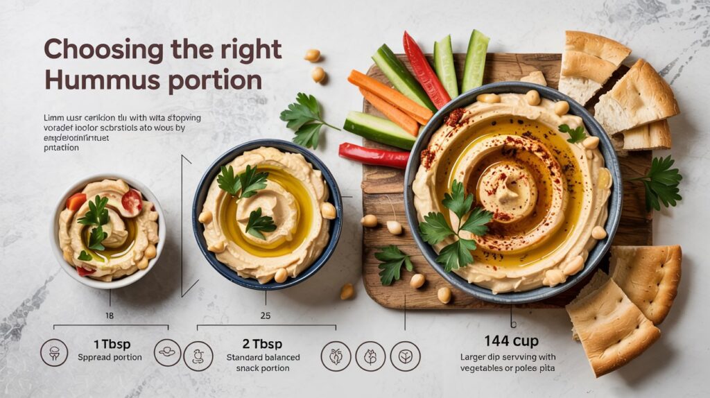Choosing The Right Hummus Portion