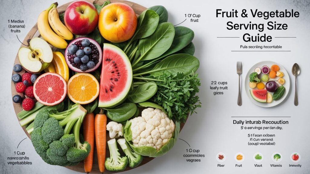 Fruit and Vegetable Serving Sizes: Complete Portion Guide