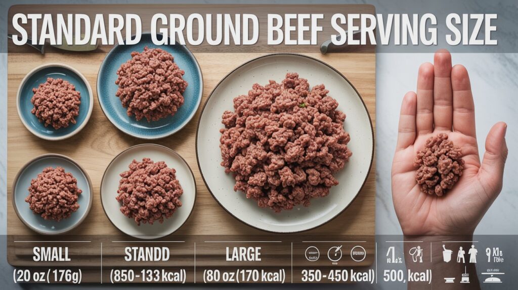 Standard Ground Beef Serving Size