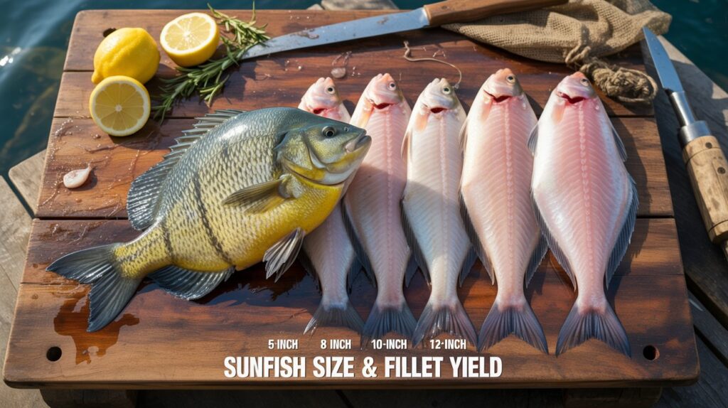 Sunfish Size And Fillet Yield