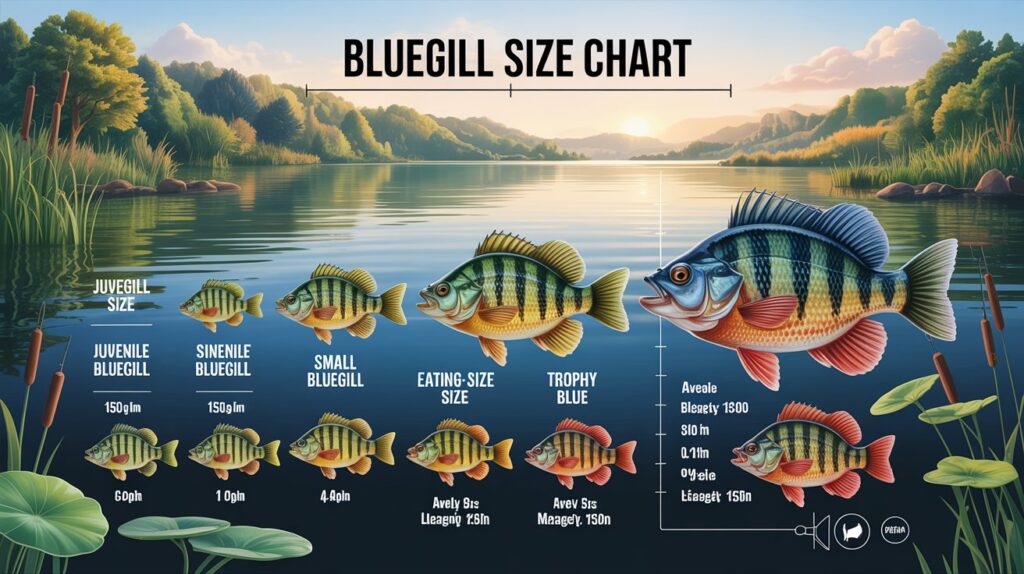 Bluegill Size Chart: Guide To Bluegill Lengths And Weights
