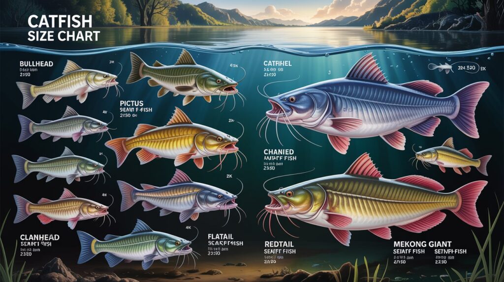 Catfish Size Chart: Complete Guide To Catfish Sizes And Weights Catfish Size Chart: Complete Guide To Catfish Sizes And Weights
