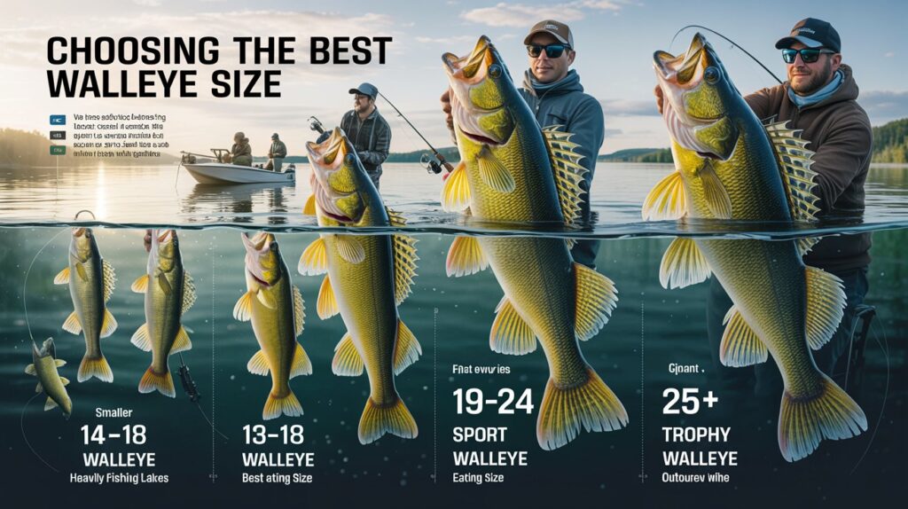 Choosing The Best Walleye Size