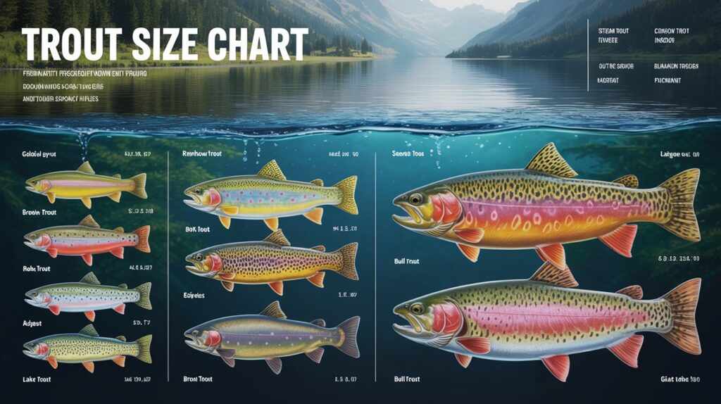 Trout Size Chart: Complete Guide To Trout Lengths And Weights Trout Size Chart: Complete Guide To Trout Lengths And Weights