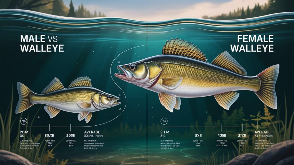 Walleye Size Comparison: Male Vs. Female