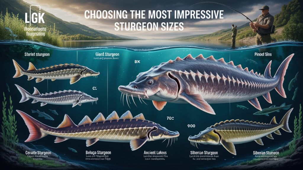 Choosing The Most Impressive Sturgeon Sizes