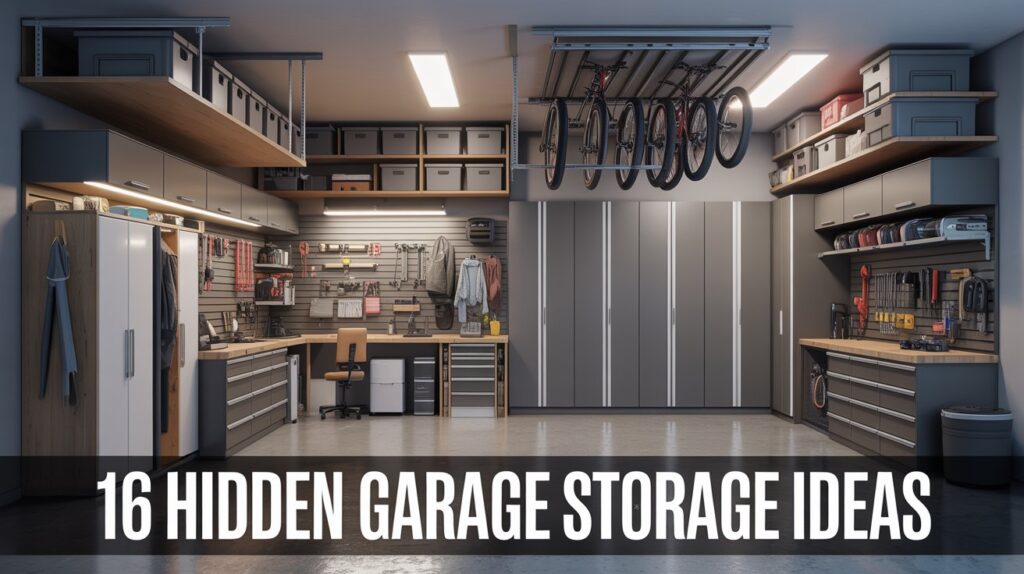 16 Hidden Garage Storage Ideas for a Clean & Organized Space