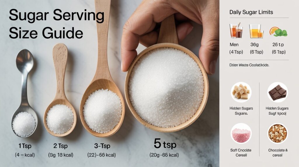 Serving Size of Sugar: Portion Guide, Daily Limits, and Health Tips