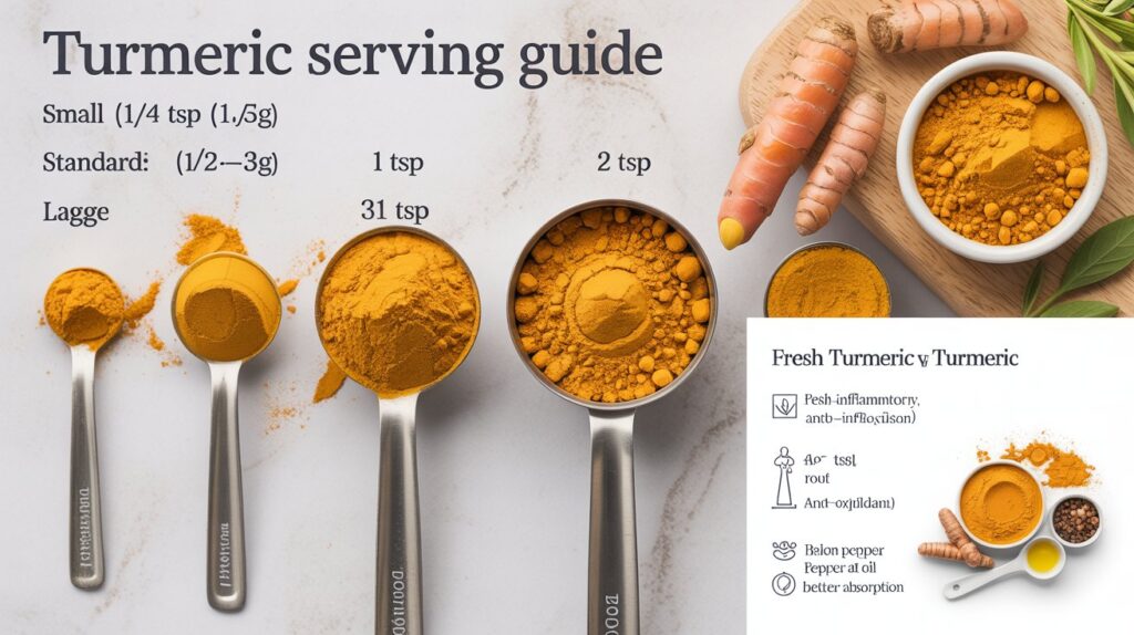 Turmeric Serving Size: Portion Guide, Benefits, and Daily Use